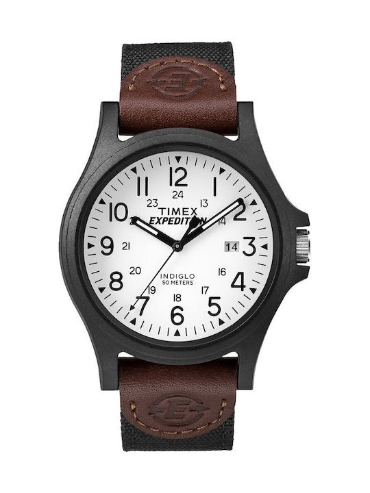 Timex Expedition Ceas Bărbați 33mm Baterie cu Cureaua Textilă Neagră