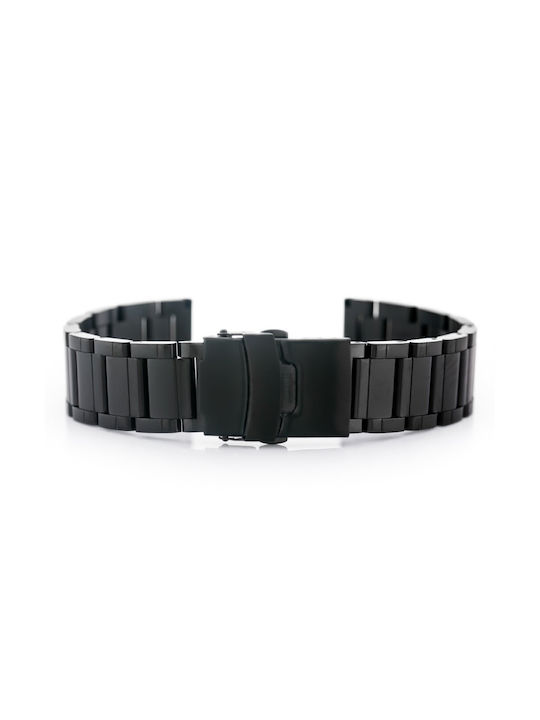 Pacific Metallic-Armband Schwarz 22mm