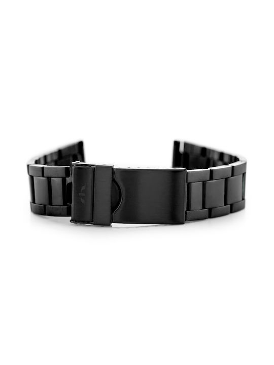 Bisset Metallic Bracelet Black 18mm