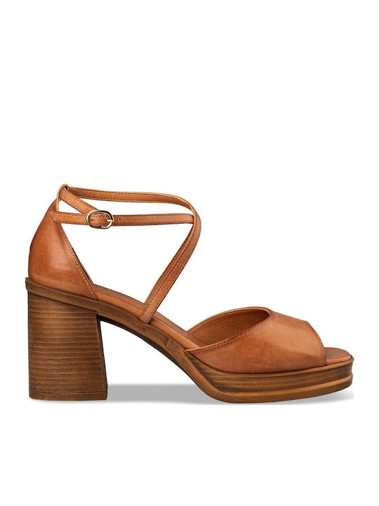 Leather Sandals Brown