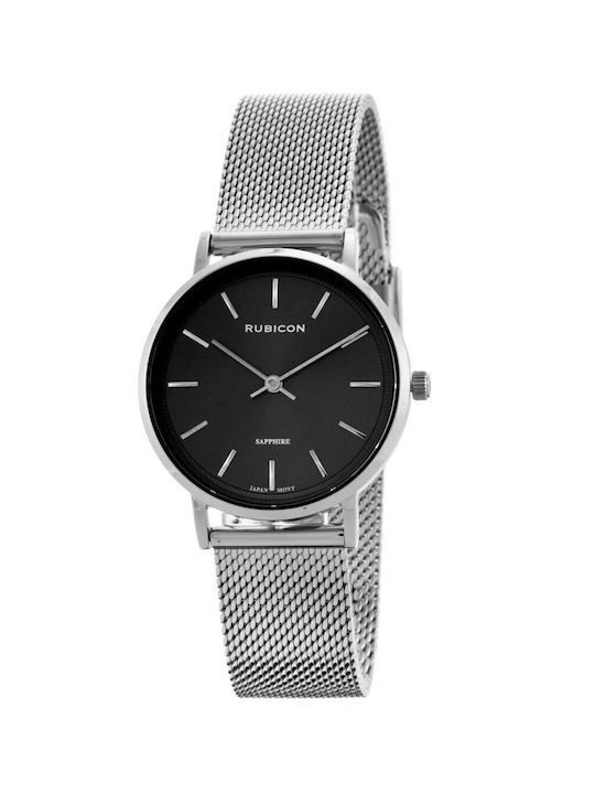 AGBarr Watch with Silver Metal Bracelet