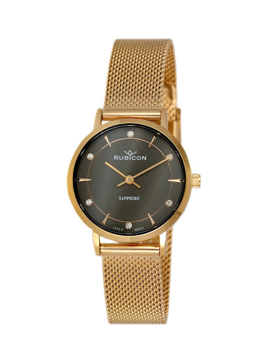 AGBarr Uhr mit Rose Gold Metallarmband