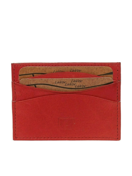 Lavor Leather Men's Wallet with RFID Red