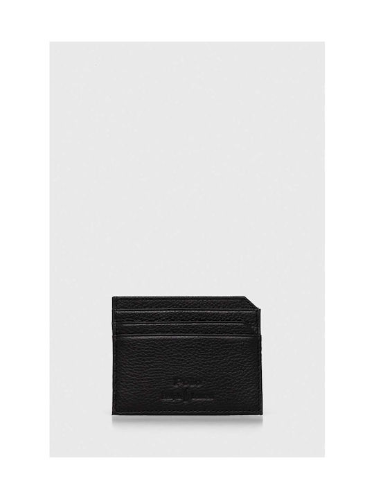 Ralph Lauren Men's Leather Card Wallet Black