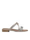 Women's Flat Sandals Silver