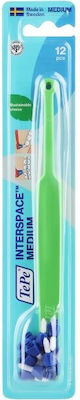 TePe Interspace Manual Toothbrush Medium Green 12pcs