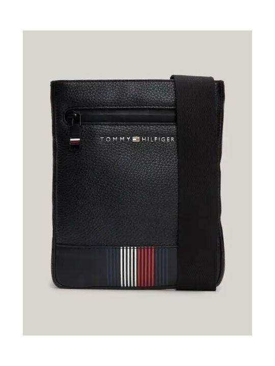 Tommy Hilfiger Fabric Sling Bag Mini with Zipper Black
