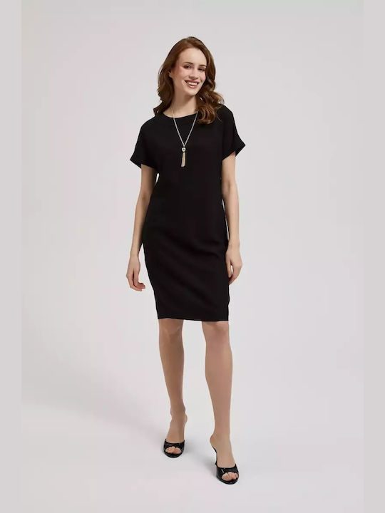 Make your image Midi Dress Black