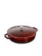 Staub Pan Mit Deckel aus Gusseisen 24cm
