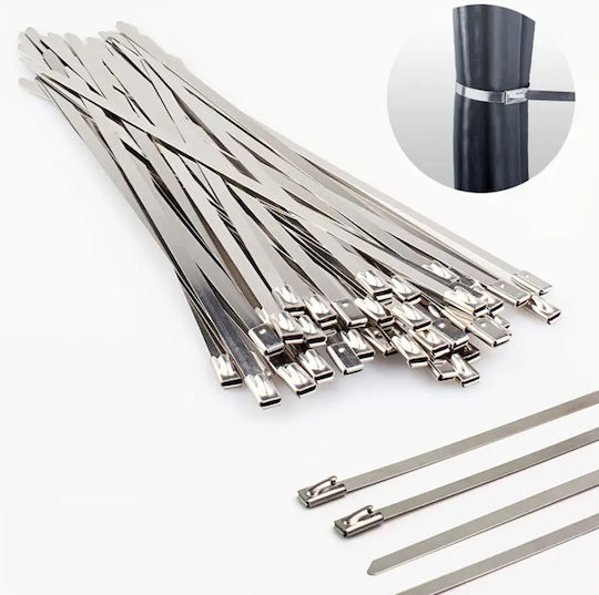 Pack of 50pcs Metallic Cable Ties 200x4.6mm 8847