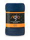 Faro Siglo Blanket Single 150x200cm Blue