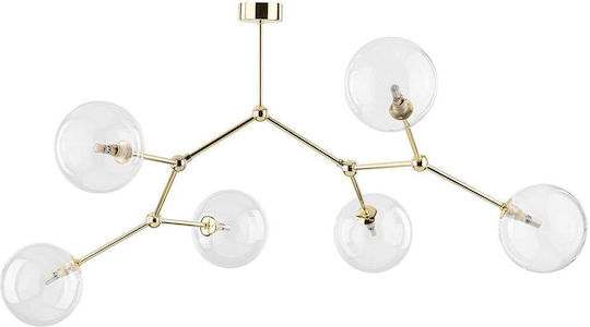 TK Lighting Deckenleuchte 107cm Gelb mit Fassung G9