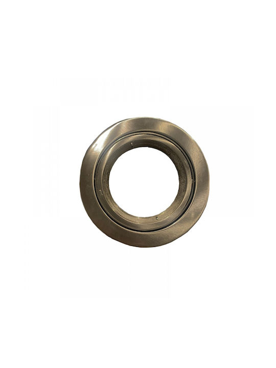DIL Round Recessed Spot with Socket G53 Satine 10x10cm. 1pcs