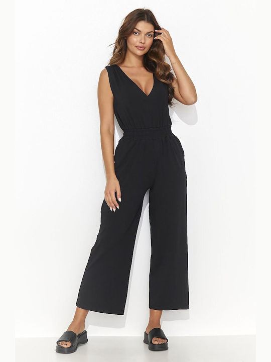 Numinou Women's Jumpsuit with Spaghetti Strap Black