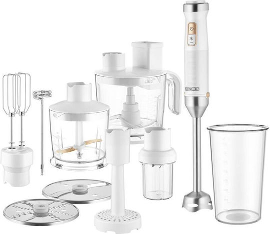 Sencor Handmixer mit Inox-Stab 1500W Weiß