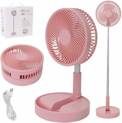 USB Office/Home Folding Fan Pink Επιτραπέζιο 173332