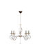 Keskor Chandelier with Crystals 5xE14 Gold 54cm 6697-05