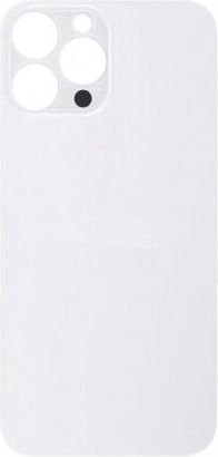 Battery Cover Bigger Hole White for iPhone 13 Pro Max