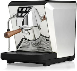Nuova Simonelli Oscar Mood Μηχανή Espresso 1200W Πίεσης 15bar για Cappuccino με Μύλο Άλεσης Ασημί