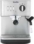 Breville VCF149X Automatic Espresso Machine 1050W Pressure 15bar for Cappuccino Silver