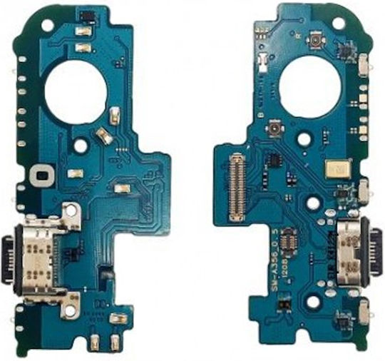 Samsung Flex Cable with Charging port in Black color for Galaxy A35