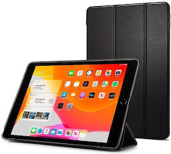 Spigen Fold Флип капак Кожа Черно iPad 10.2 2021/2020/2019