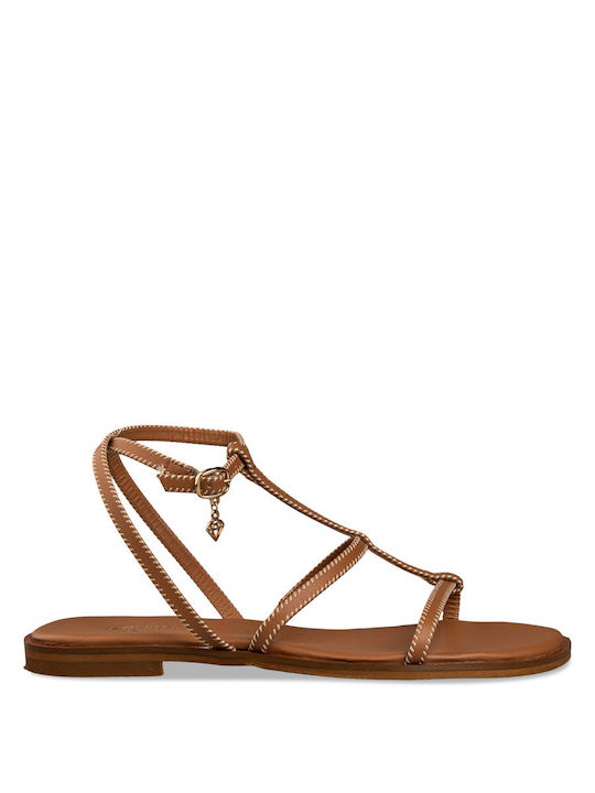 Mairiboo for Envie Women's Sandals with Ankle Strap Brown