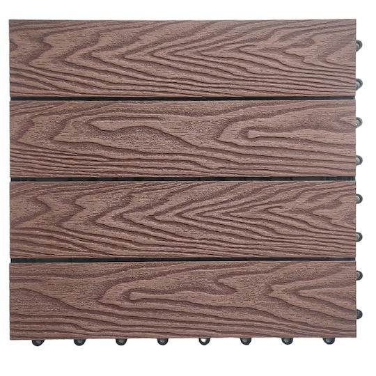 Fun Baby WPC Garden Decking Board 30x30cm 10pcs