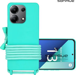 Sonique Back Cover Silicon 0.5mm cu Curea Albas...