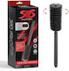 Boss Of Toys 12 Row Spiky Τροχός σε Μαύρο Χρώμα