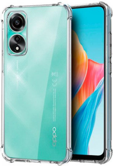 Techwave Antishock Back Cover Σιλικόνης Διάφανο (Oppo A78 4G)