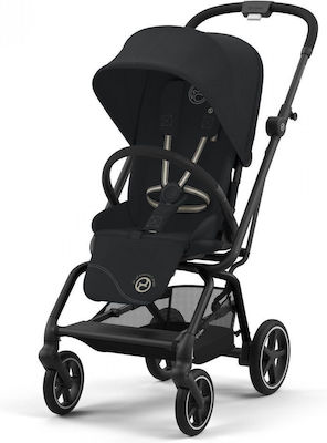 Cybex Eezy S Twist+ 2 BLK Reglabil Cărucior pentru Bebeluși Potrivit de la 6+ Luni Magic Black 8.6kg