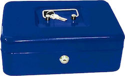 Metron Cash Box with Lock Blue 333.01.12