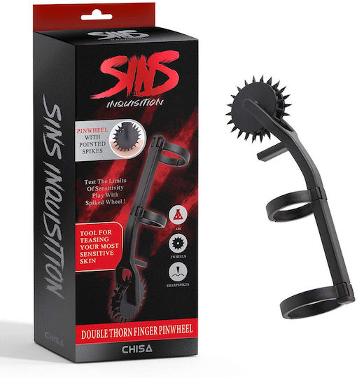 Boss Of Toys Double Thorn Finger Wheel in Black Color