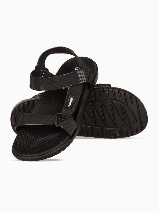 Cubanitas Herrensandalen in Schwarz Farbe