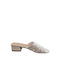 Moda Alice Heel Mules White