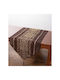 Silk Fashion Runner Coffee 50x145cm