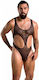 Boss Of Toys Leon Body Sexy pentru bărbați Negru