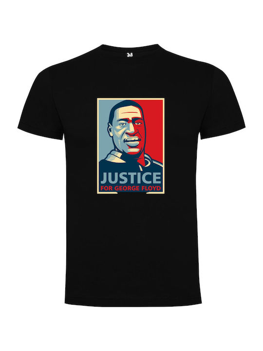 iLovePrints Justice Inspires Art T-shirt Black