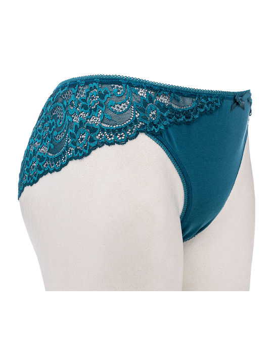 MEI Women's Briefs Brazil Lace Petrol