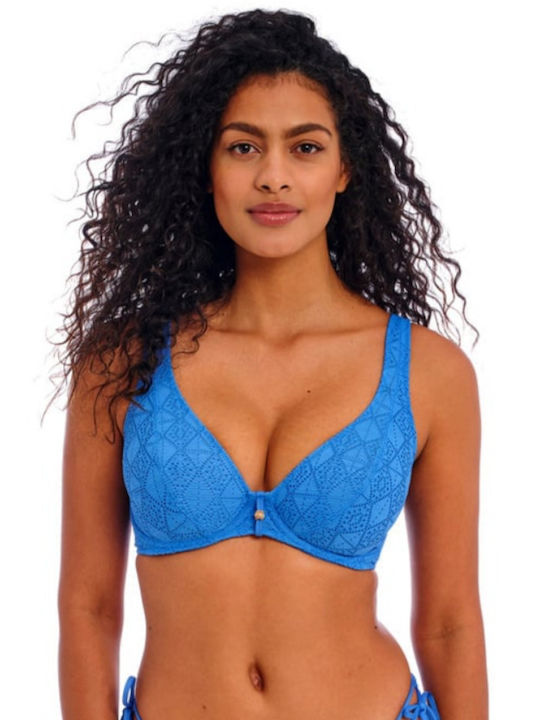 Freya Bikini Swim Top Alt Blue