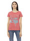 Trussardi Damen T-shirt Ciclamino