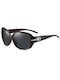 Techsuit Women's Sunglasses with Burgundy Plastic Frame and Black Polarized Lens