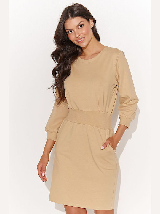 Numinou Kleid Beige