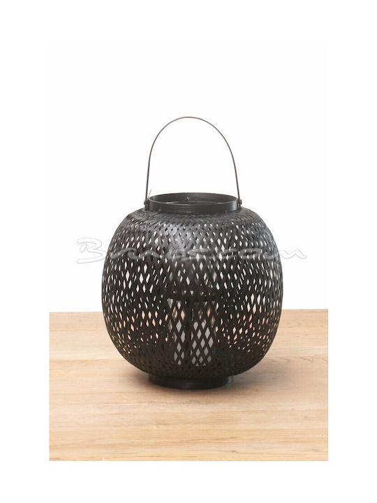 Brucs Bamboo Lantern Black 30x30x30cm