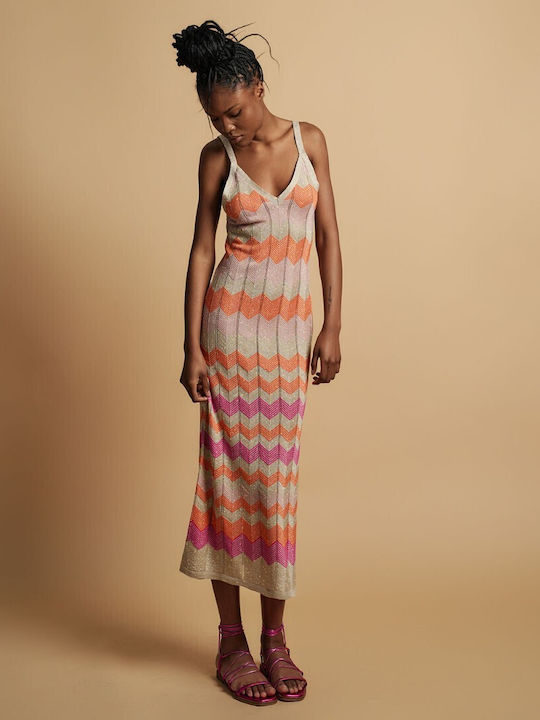 Tailor Made Knitwear Βραδινό Φόρεμα Multicolor