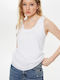 BSB Women's Blouse Sleeveless White