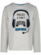 Bluză pentru copii Cu mânecă lungă Grey Long Sleeve