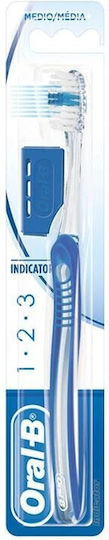 Oral-B 123 Indicator Toothbrush Medium Blue