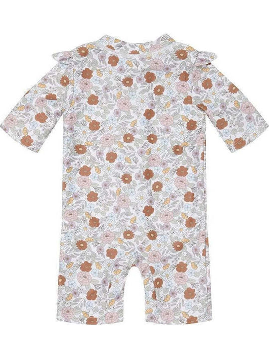 Little Dutch Vintage Little Flowers Kids Swimwear One-Piece Beige